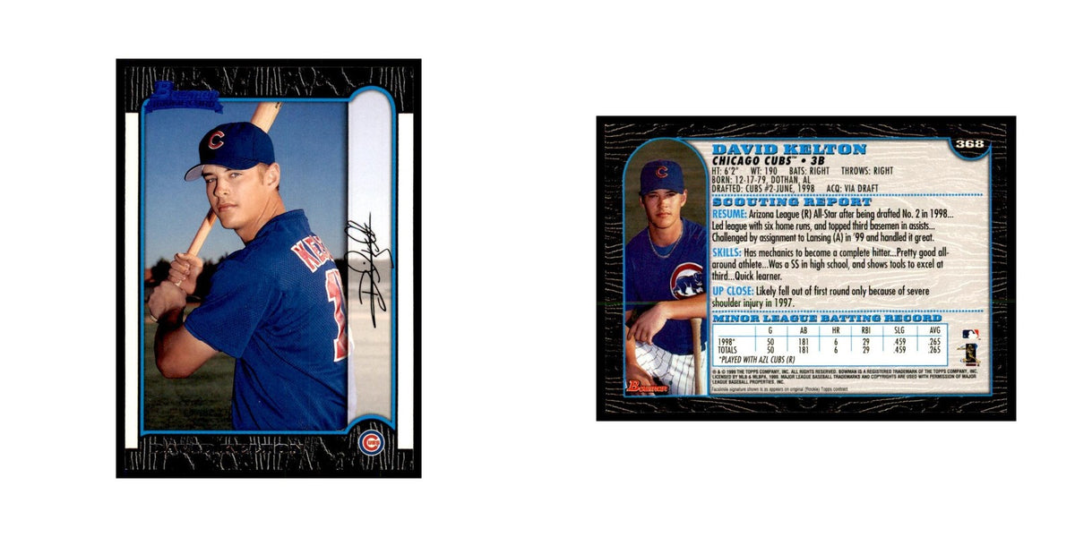 1999 Bowman David Kelton Baseball Cards #368