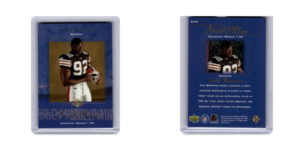 Courtney Brown 2000 Upper Deck Gold Reserve Mine #GM9 Cleveland Browns NM
