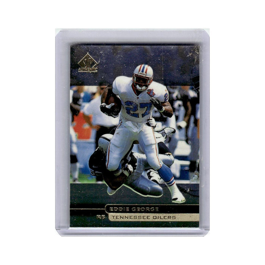 Eddie George 1998 SP Authentic #122 Tennessee Oilers Football Card NM