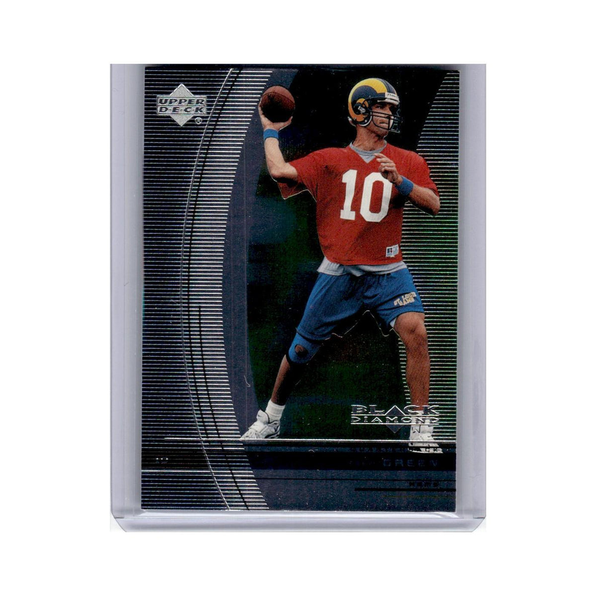 Trent Green 1999 Upper Deck Black Diamond #88 St. Louis Rams Football Card NM
