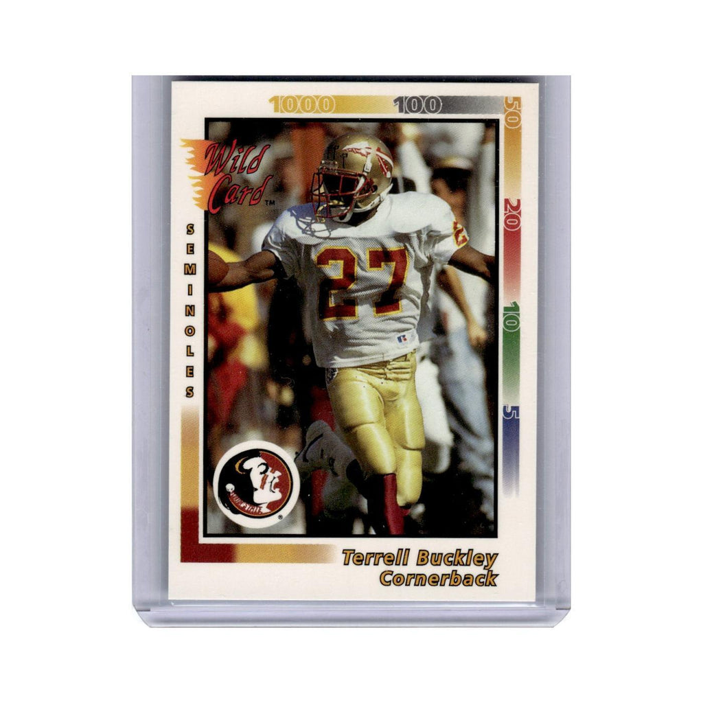 Terrell Buckley 1992 Wild Card #P4 Football Card NM