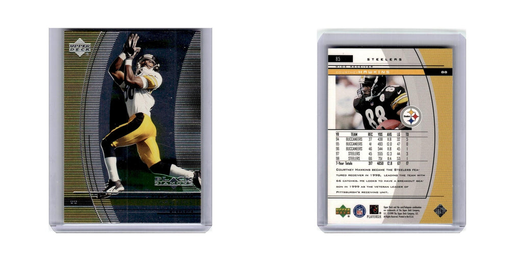 Courtney Hawkins 1999 Upper Deck Black Diamond #85 Pittsburgh Steelers NM