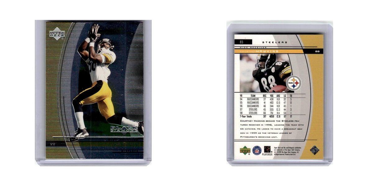 Courtney Hawkins 1999 Upper Deck Black Diamond #85 Pittsburgh Steelers NM