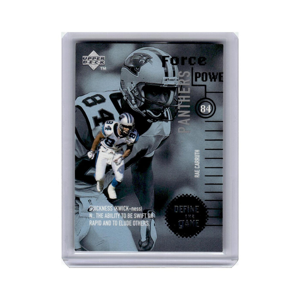 Rae Carruth 1998 Upper Deck Define the Game #DG25 Carolina Panthers NM
