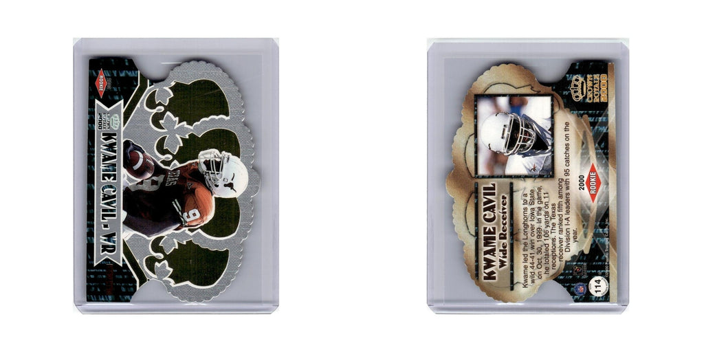 Kwame Cavil Rookie #/499 2000 Pacific Crown Royale #114 Texas Longhorns NM
