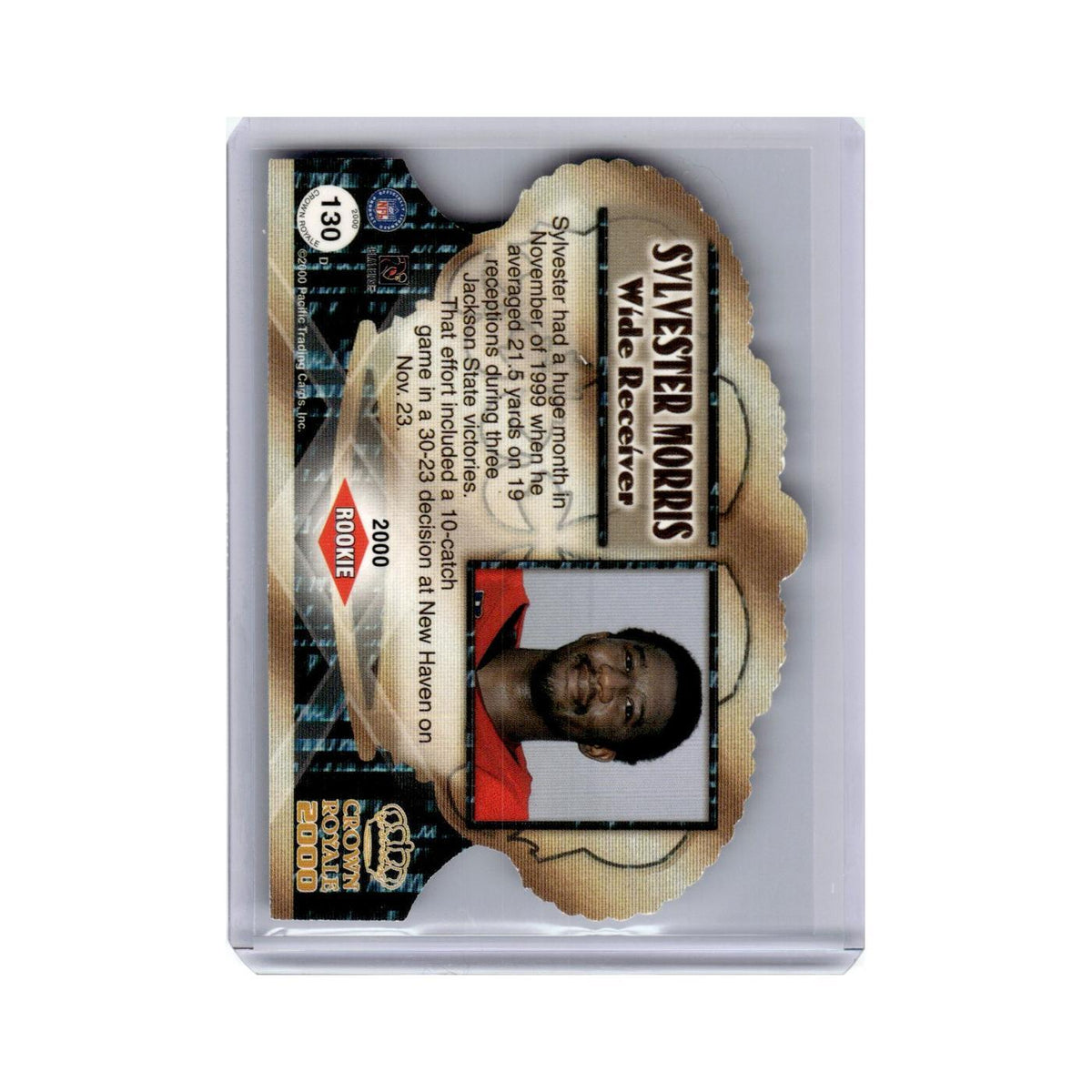 Sylvester Morris Rookie #/499 2000 Pacific Crown Royale #130 NM