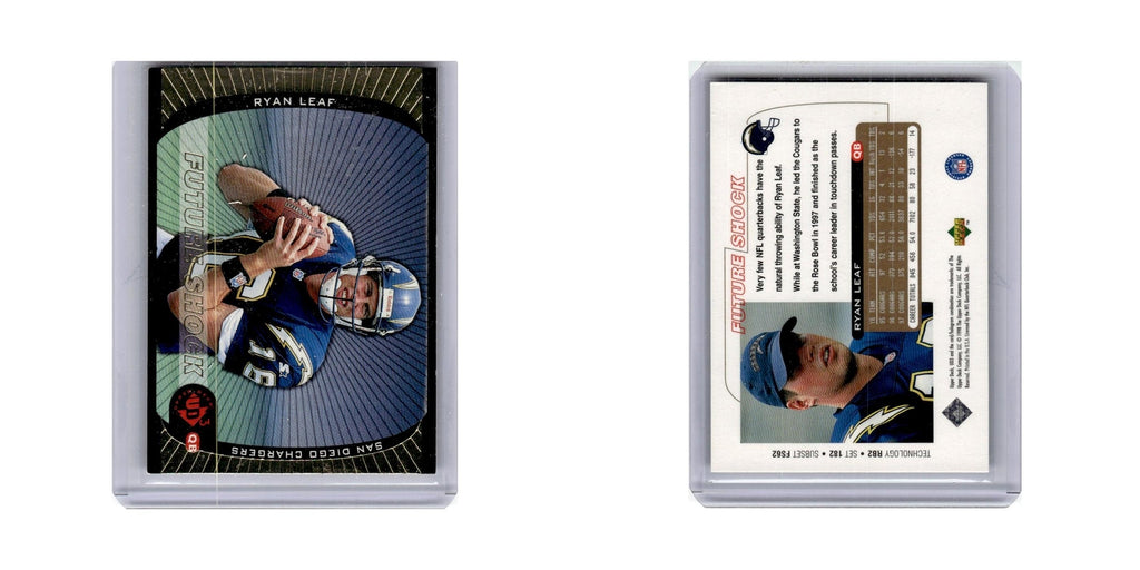 Ryan Leaf 1998 Upper Deck UD3 #FS62 San Diego Chargers Football Card NM