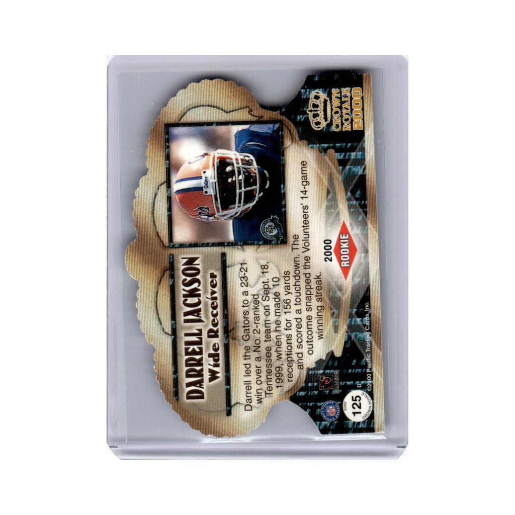 Darrell Jackson Rookie #/499 2000 Pacific Crown Royale #125 Florida Gators NM