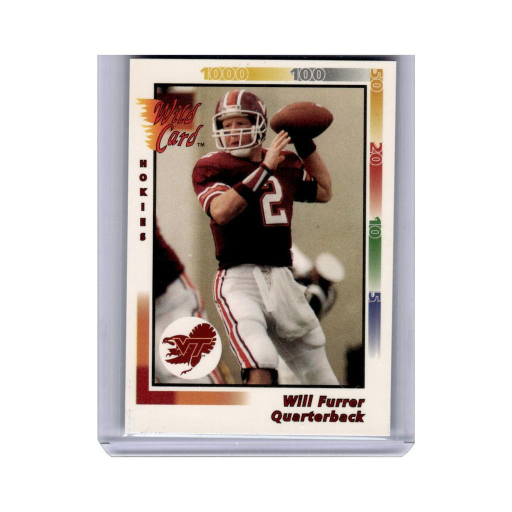 Will Furrer 1992 Wild Card #P3 Football Card NM