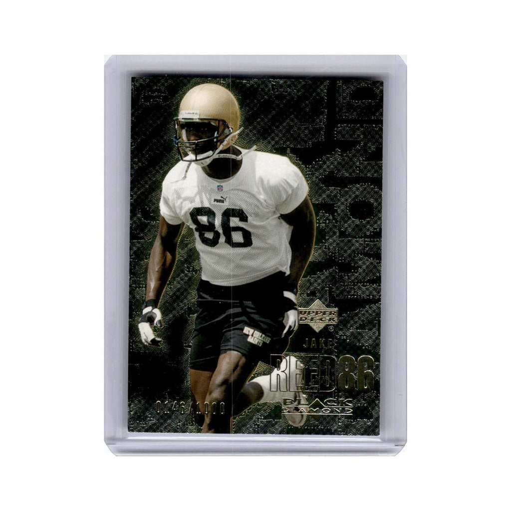 Jake Reed 2000 Upper Deck Black Diamond #70 New Orleans Saints Football Card NM