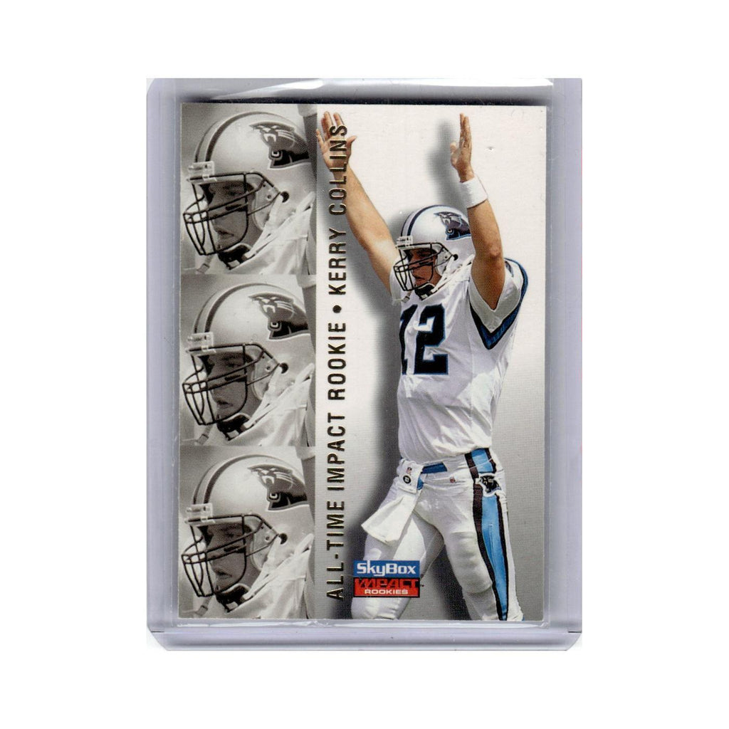 Kerry Collins Rookie 1996 SkyBox Impact #77 Carolina Panthers Football Card NM