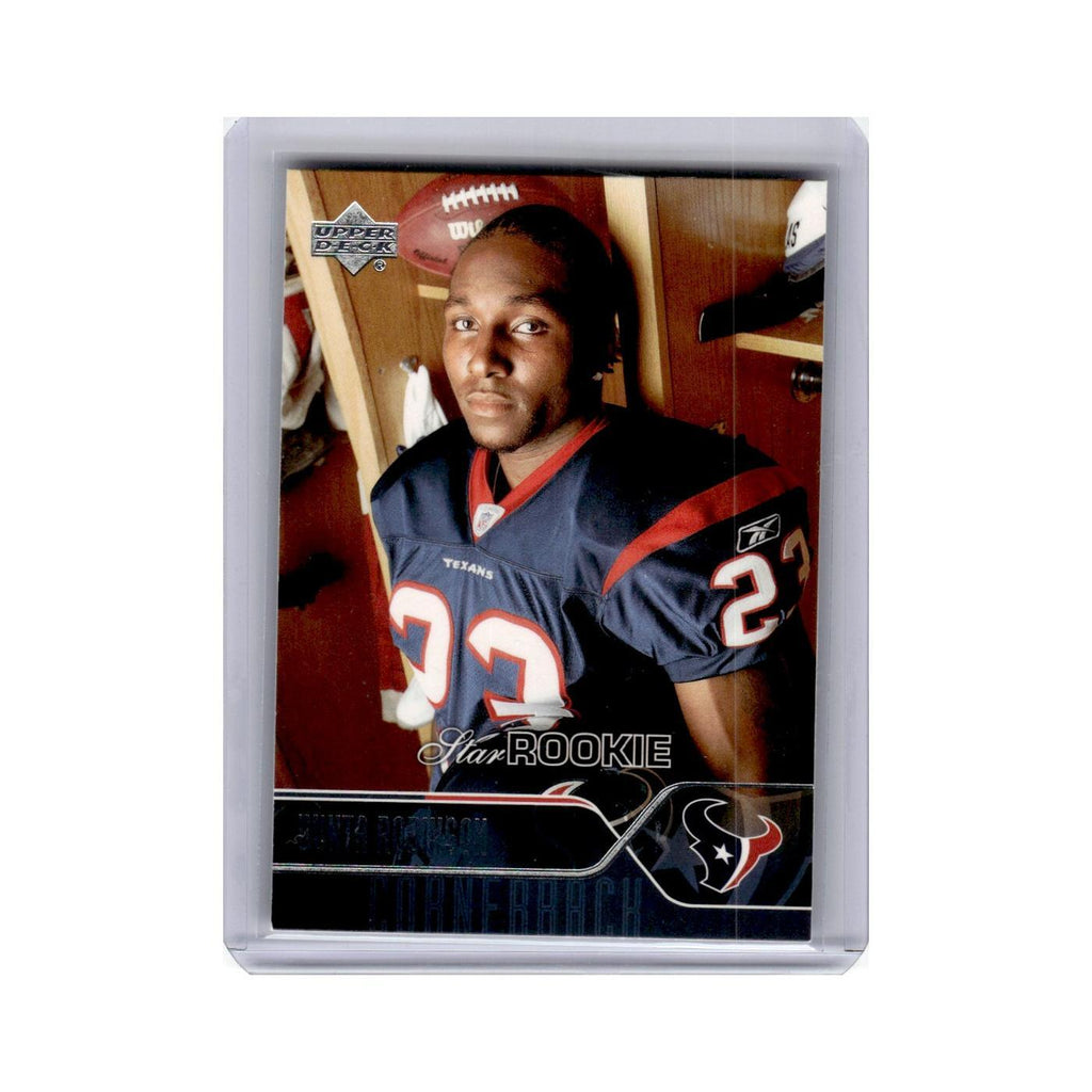 Dunta Robinson 2004 Upper Deck Star Rookie #230 Houston Texans Football Card NM