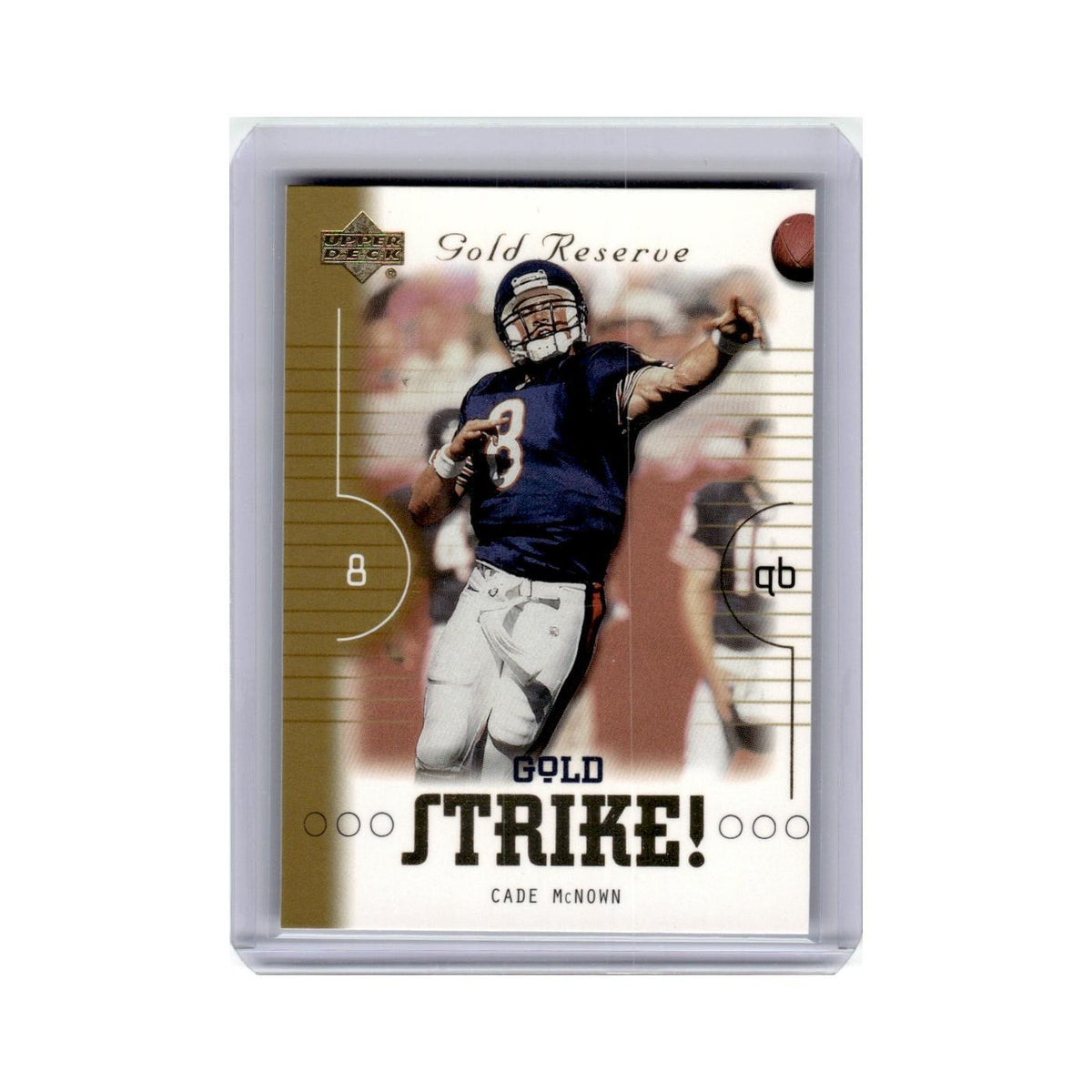 Cade McNown 2000 Upper Deck Gold Reserve Strike #GS9 Chicago Bears NM
