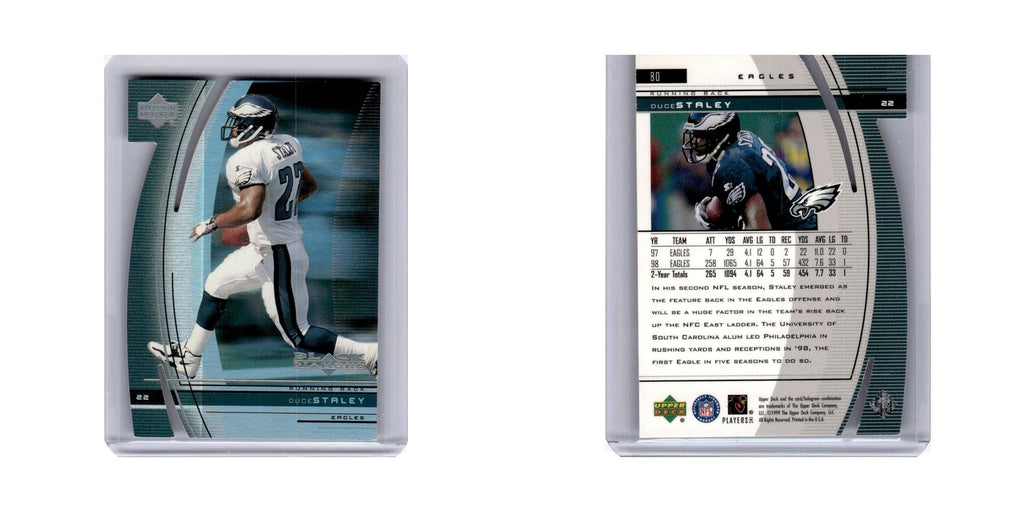 Dice Staley 1999 Upper Deck Black Diamond #80 Philadelphia Eagles NM