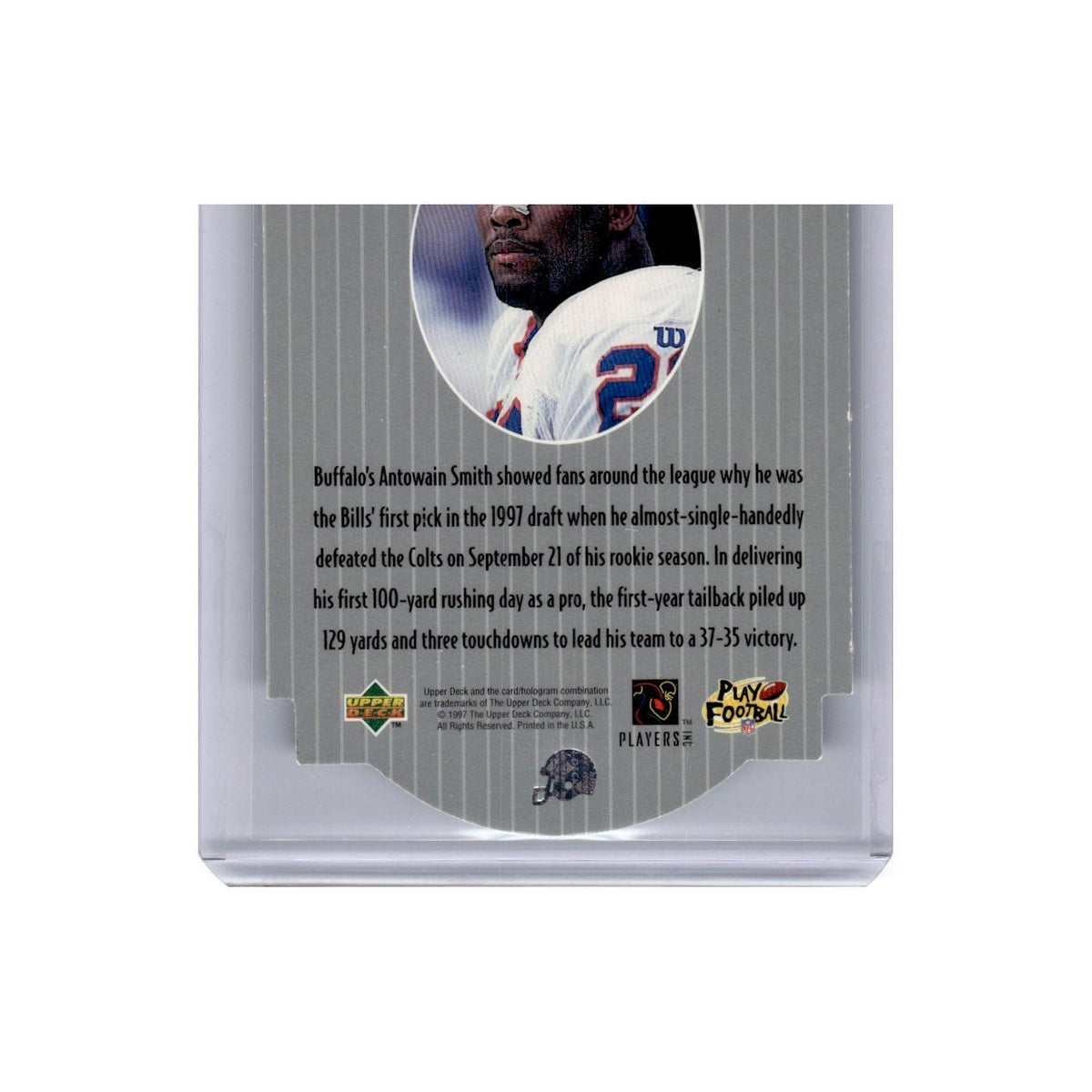 Antowain Smith 1997 Upper Deck Star Attractions #SA9 Football Card NM