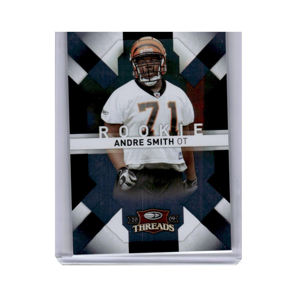 Andre Smith #/999 2009 Donruss Threads #105 Cincinnati Bengals Football Card NM