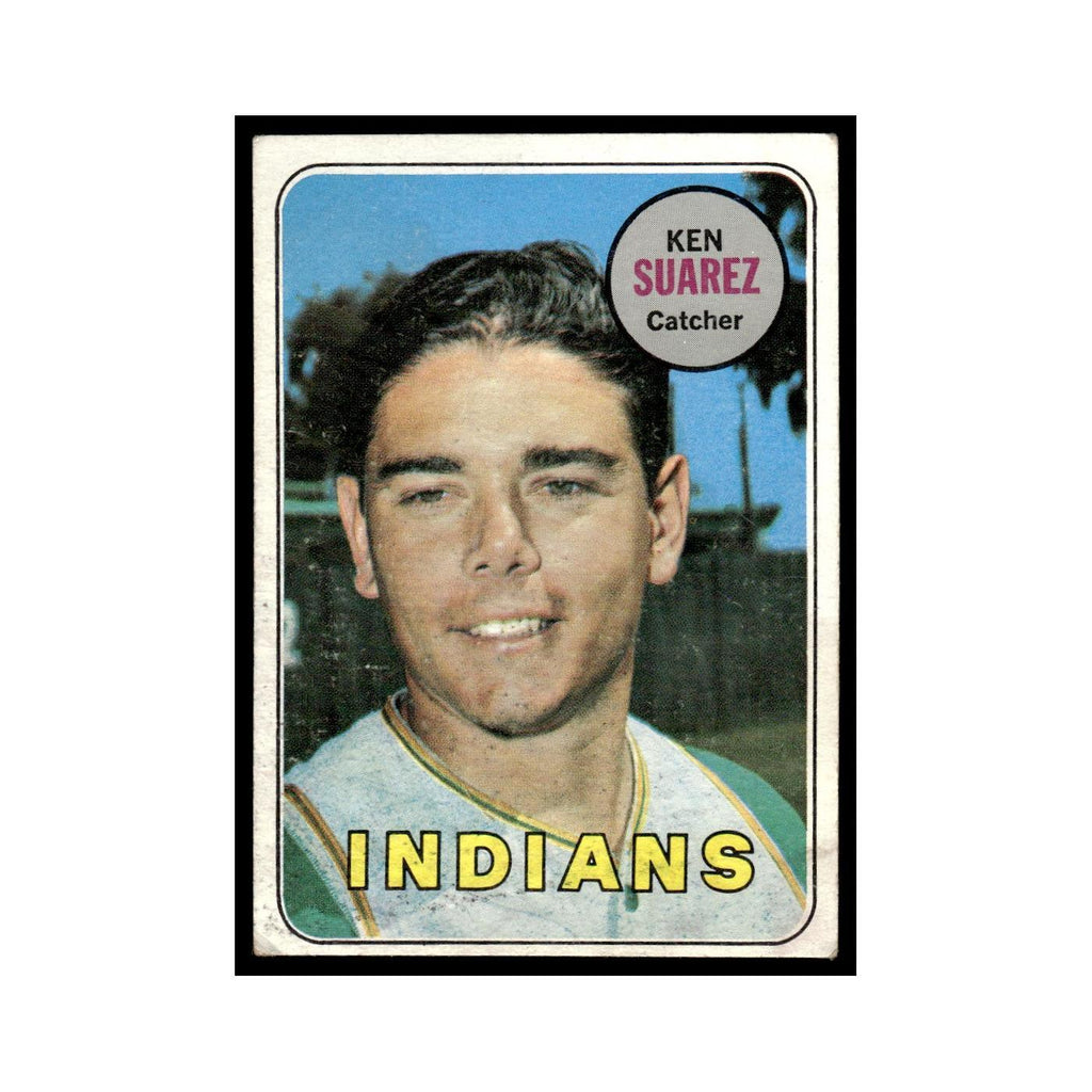 1969 Topps (Damaged) Ken Suarez Indians #19