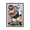 1969 Topps (Damaged) Larry Haney Seattle Pilots #209