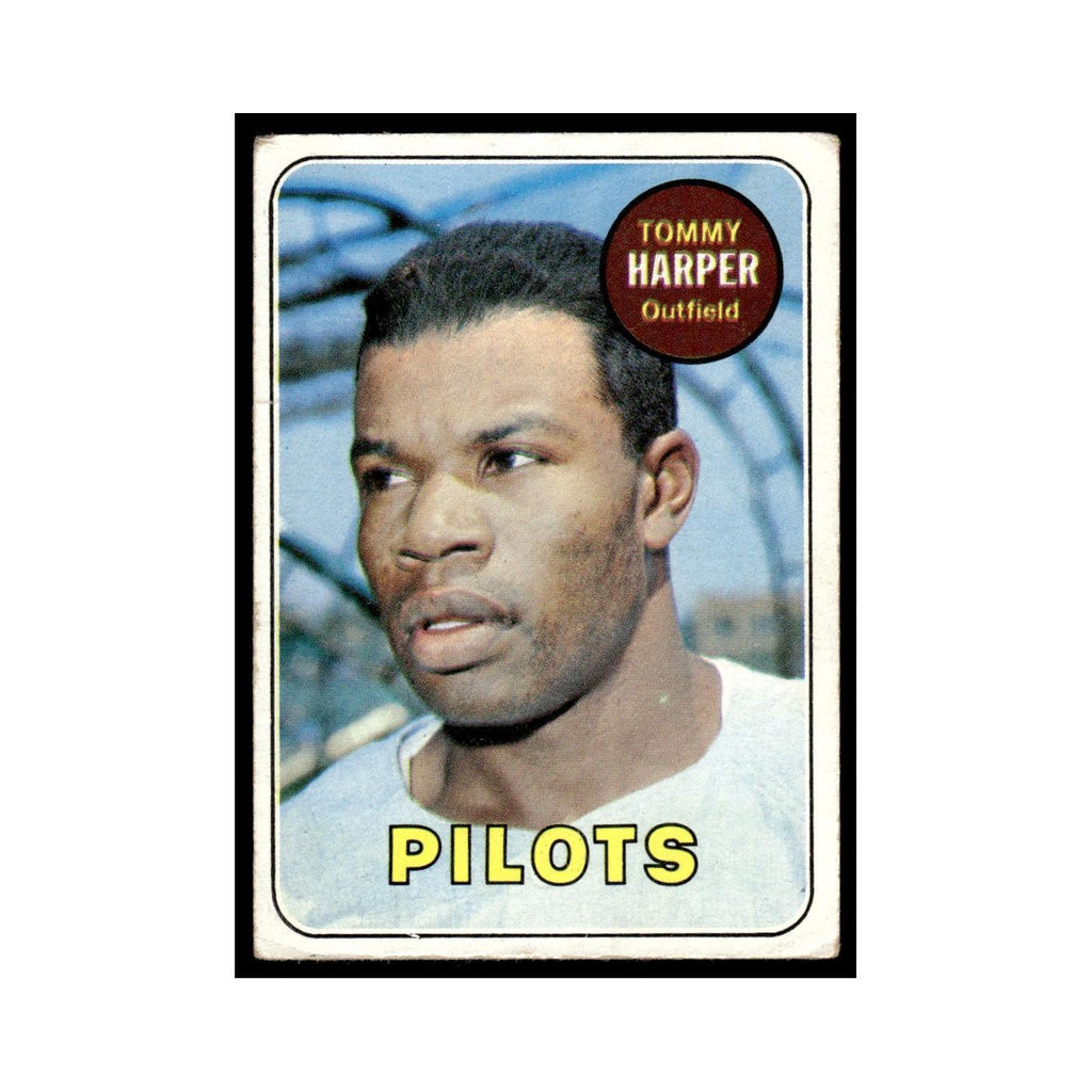 1969 Topps (Damaged) Tommy Harper Seattle Pilots #42
