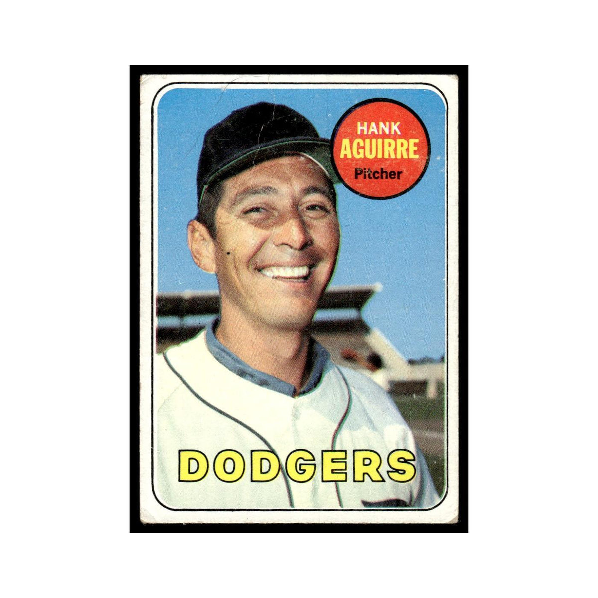 1969 Topps (Damaged) Hank Aguirre Dodgers #94