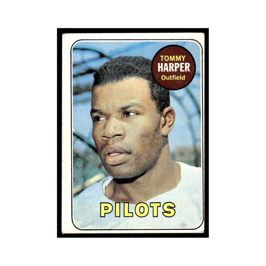1969 Topps (Damaged) Tommy Harper Seattle Pilots #42