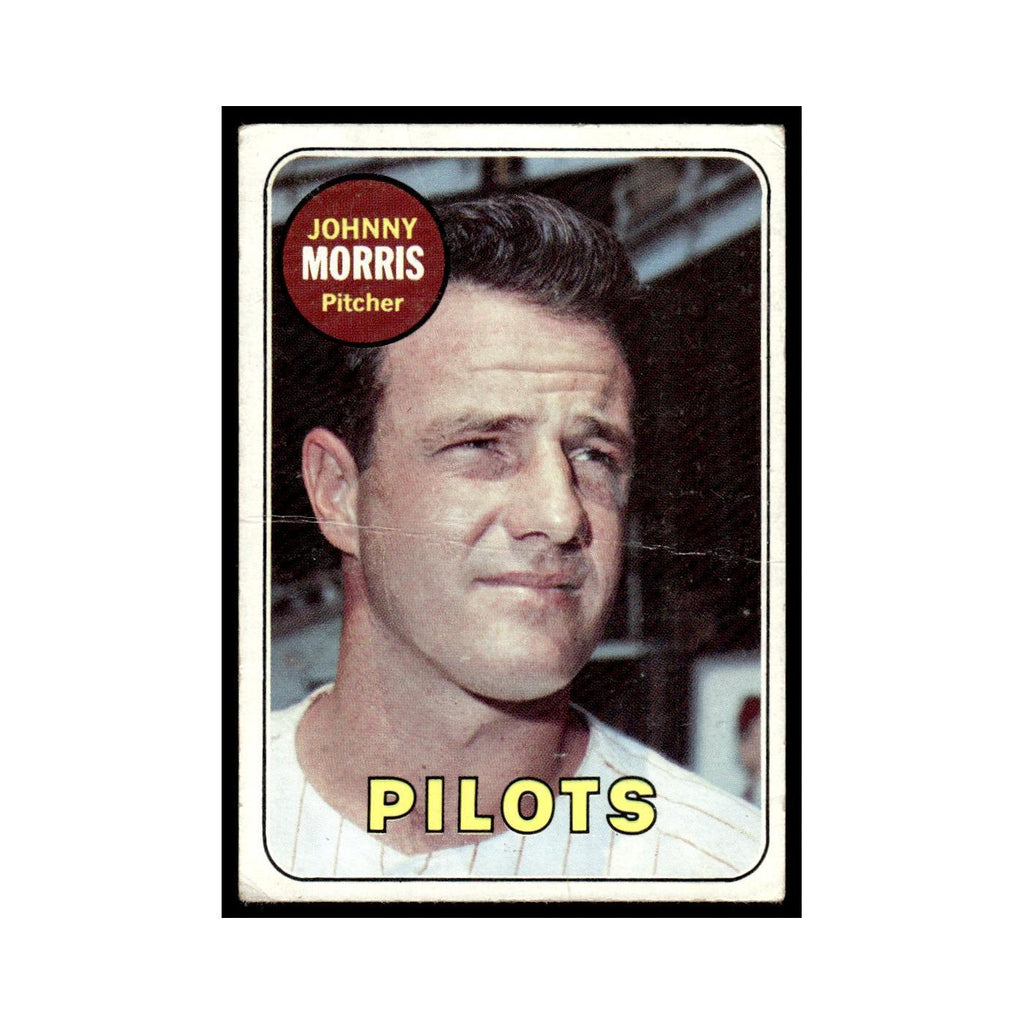 1969 Topps (Damaged) Johnny Morris Seattle Pilots #111