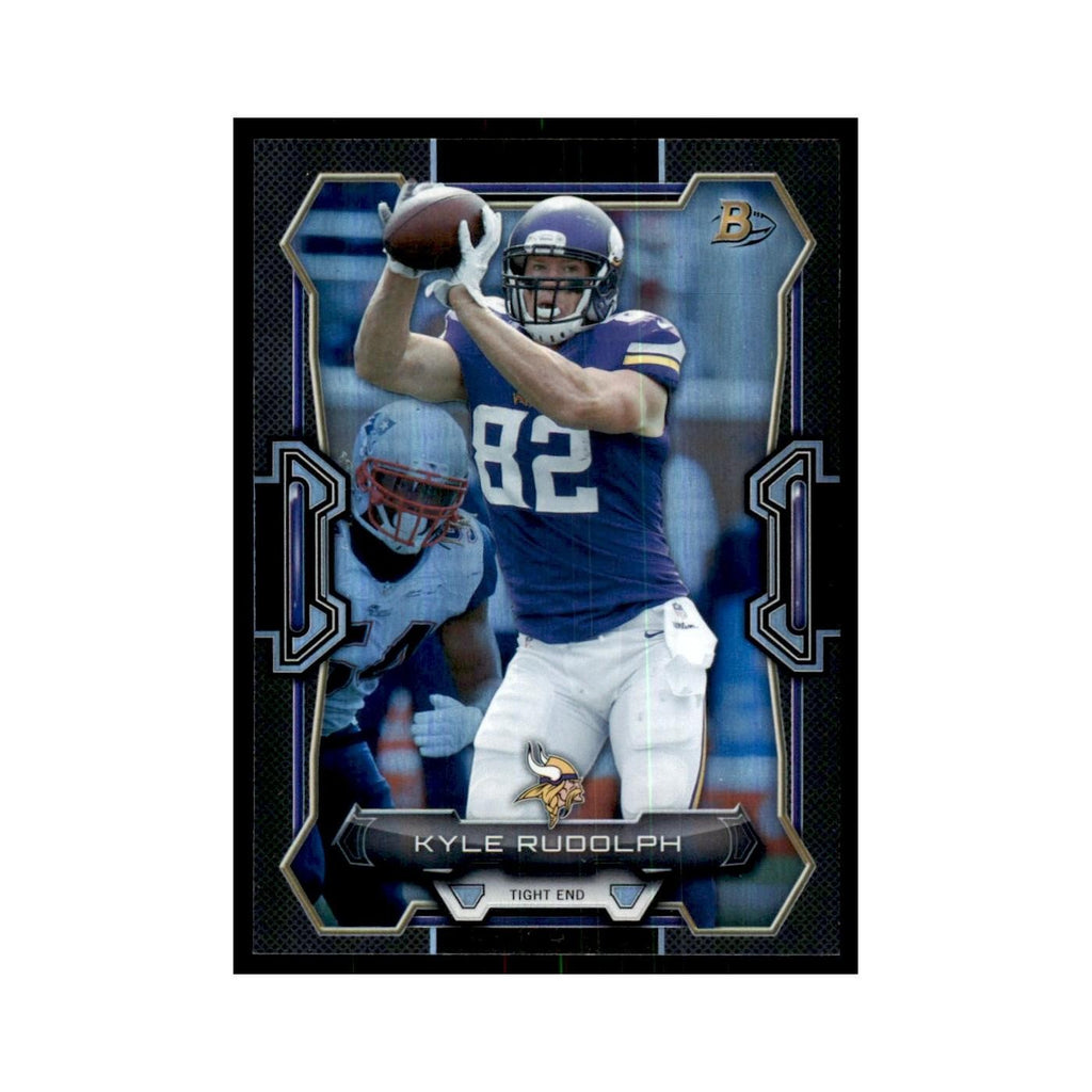 2015 Bowman Foil Kyle Rudolph Football Cards #66