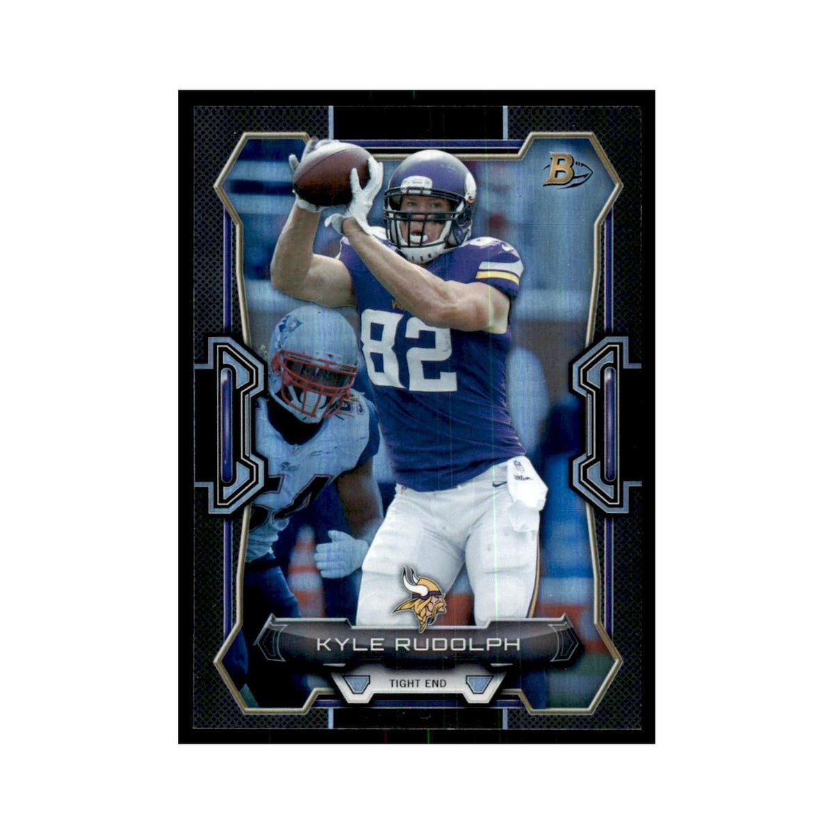 2015 Bowman Foil Kyle Rudolph Football Cards #66