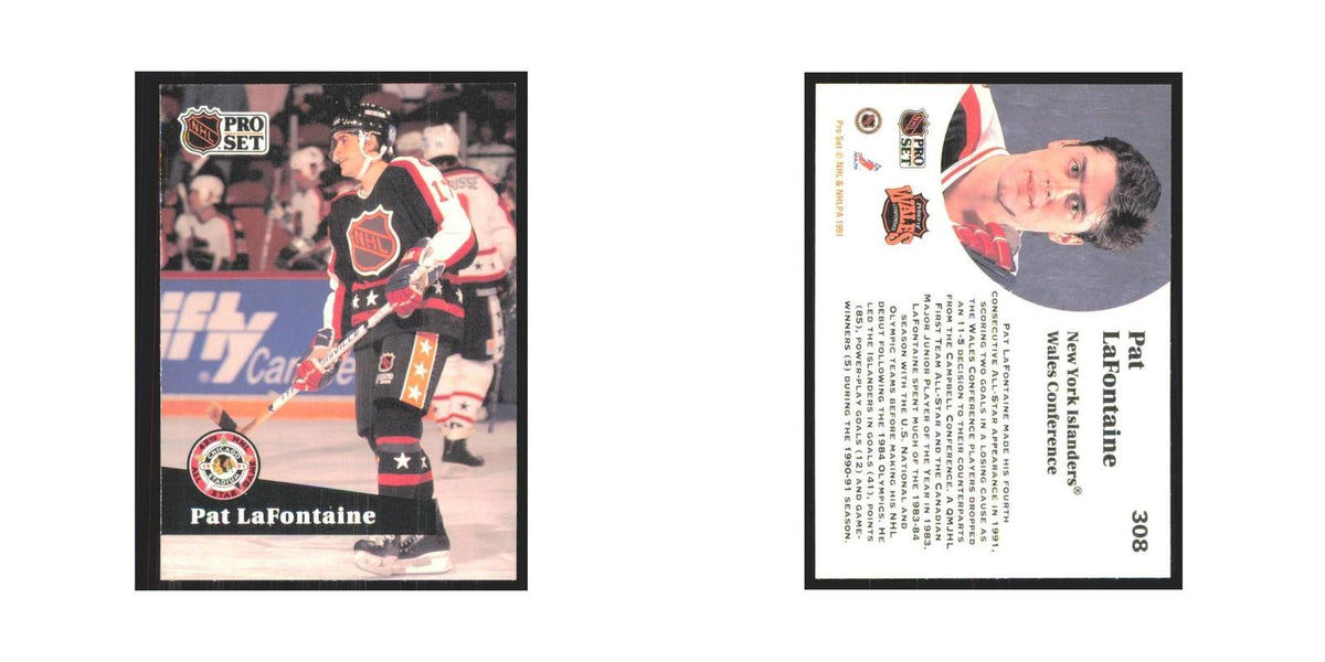 1991 Pro Set Pat LaFontaine New York Islanders #308