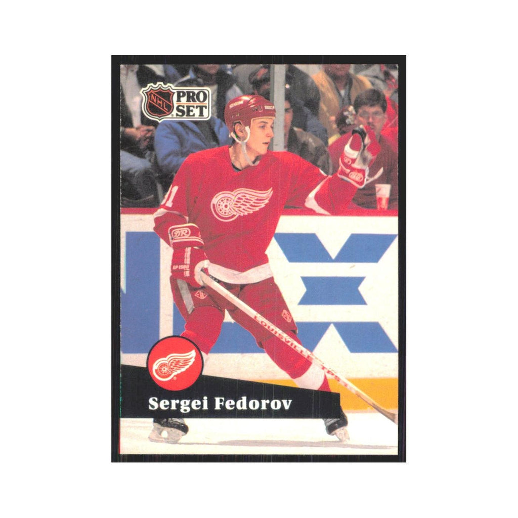 1991 Pro Set Sergei Fedorov Detroit Red Wings #53