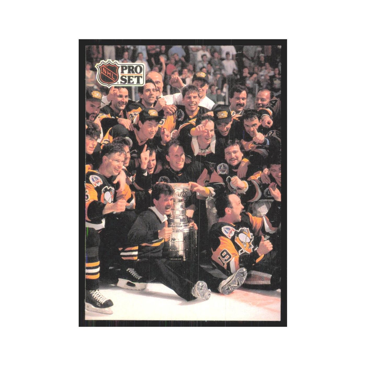 1991 Pro Set 1991 Stanley Cup Champions UER Pittsburgh Penguins #319