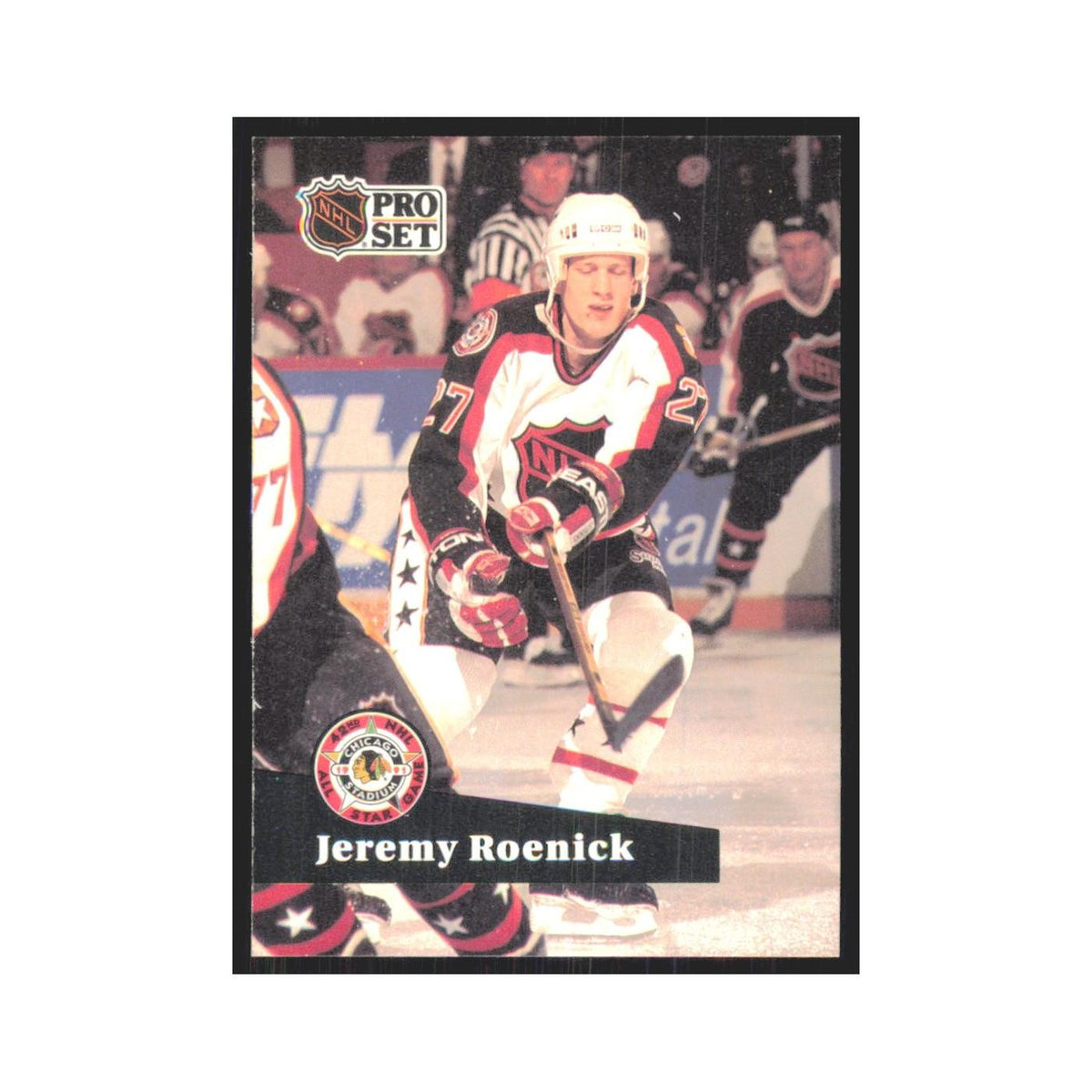 1991 Pro Set Jeremy Roenick Chicago Blackhawks #280