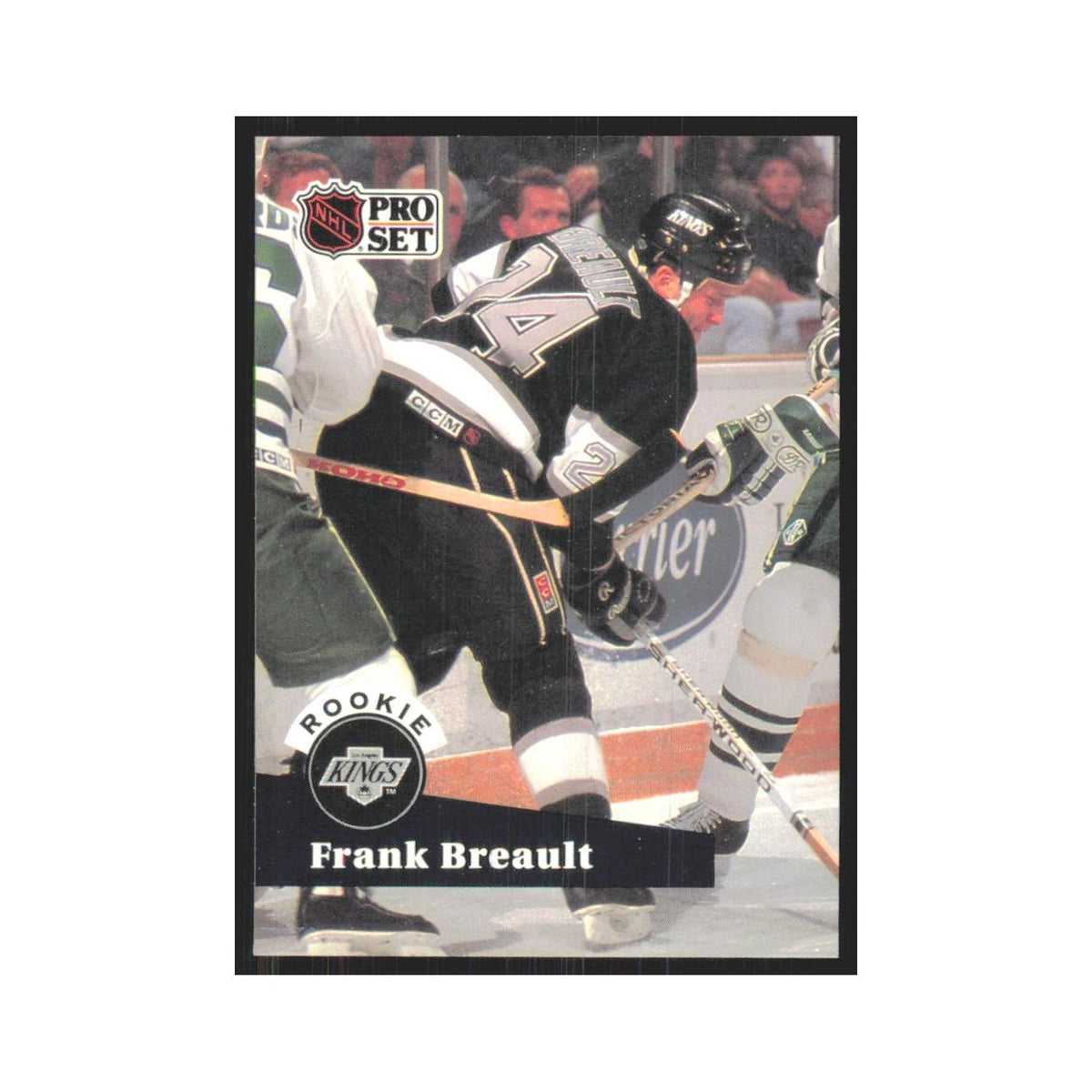 1991 Pro Set Frank  Breault RC Los Angeles Kings #541