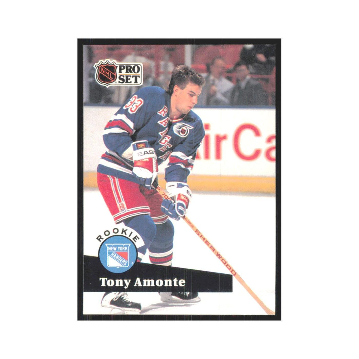 1991 Pro Set Tony Amonte RC New York Rangers #550