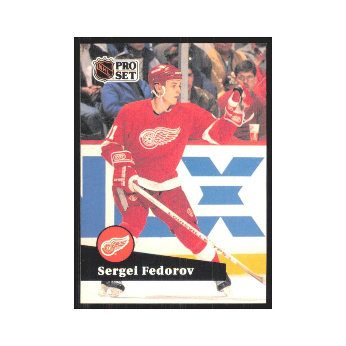1991 Pro Set Sergei Fedorov Detroit Red Wings #53