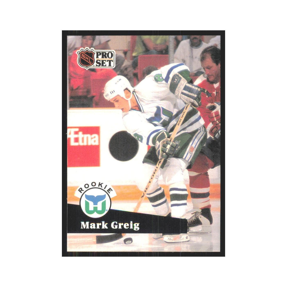 1991 Pro Set Mark Greig Hartford Whalers #537