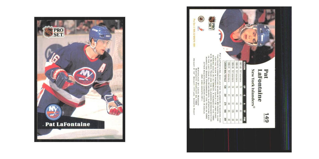 1991 Pro Set Pat LaFontaine New York Islanders #149