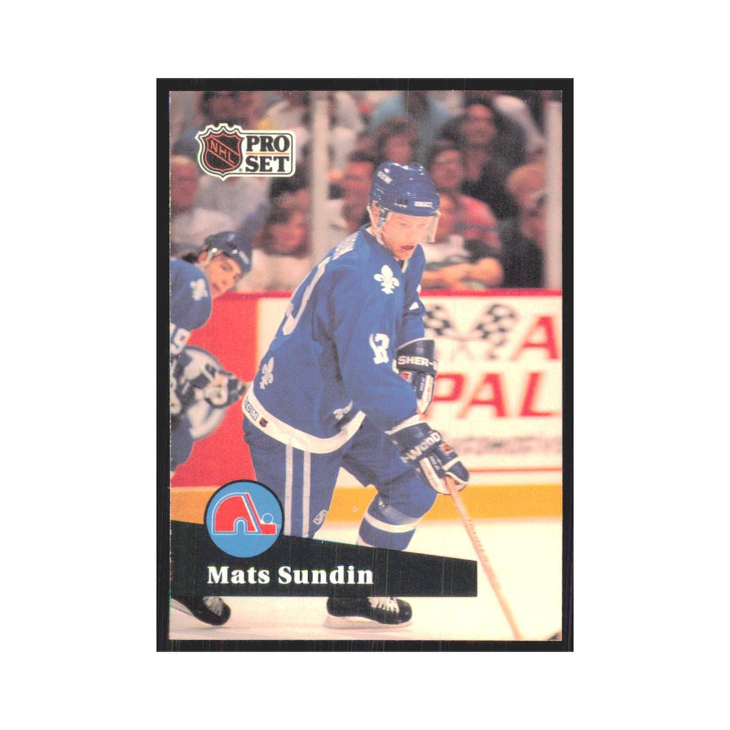 1991 Pro Set Mats Sundin Quebec Nordiques #197