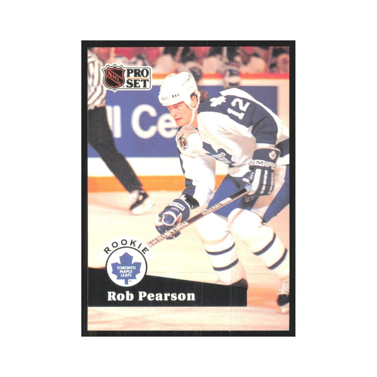 1991 Pro Set Rob Pearson RC Toronto Maple Leafs #562