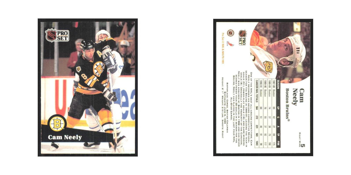 1991 Pro Set Cam Neely Boston Bruins #5