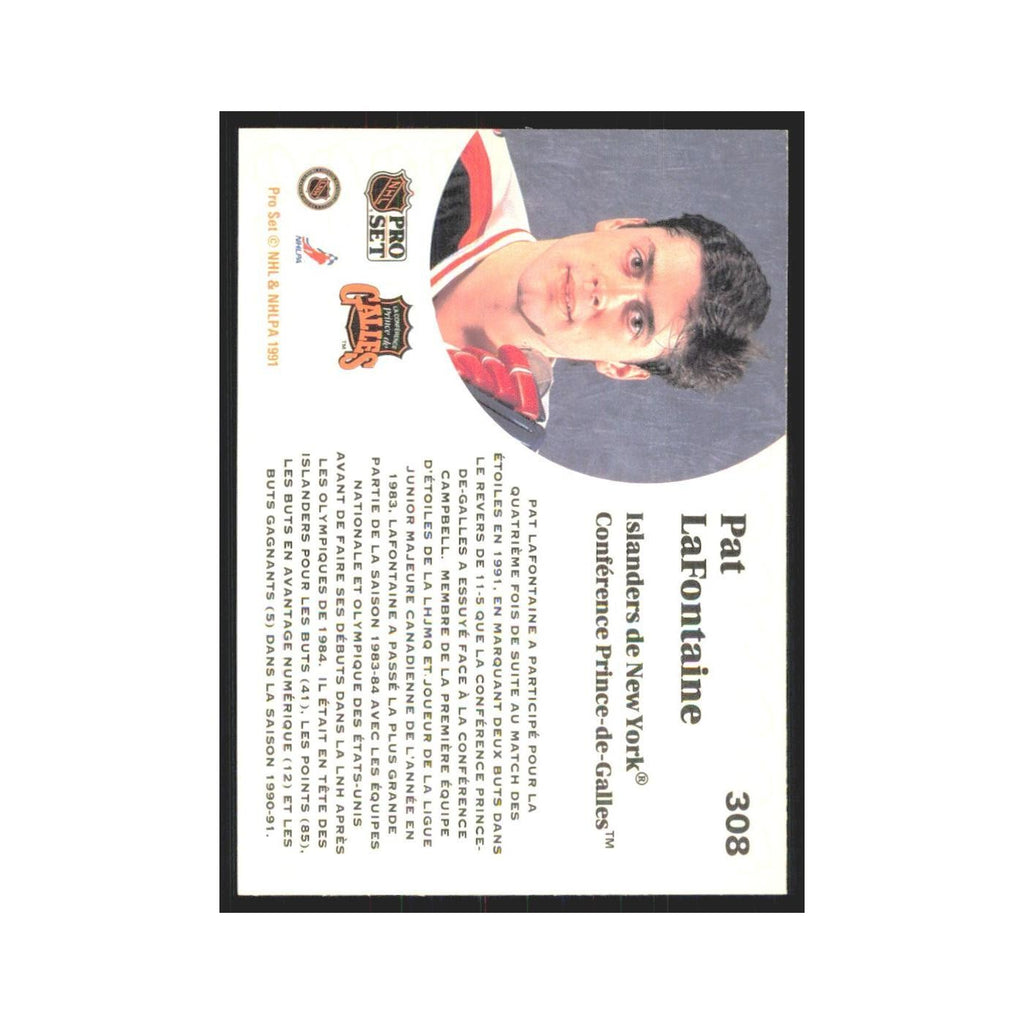 1991 Pro Set Pat LaFontaine New York Islanders #308