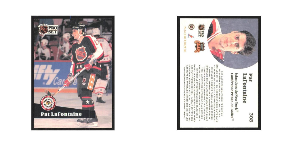 1991 Pro Set Pat LaFontaine New York Islanders #308