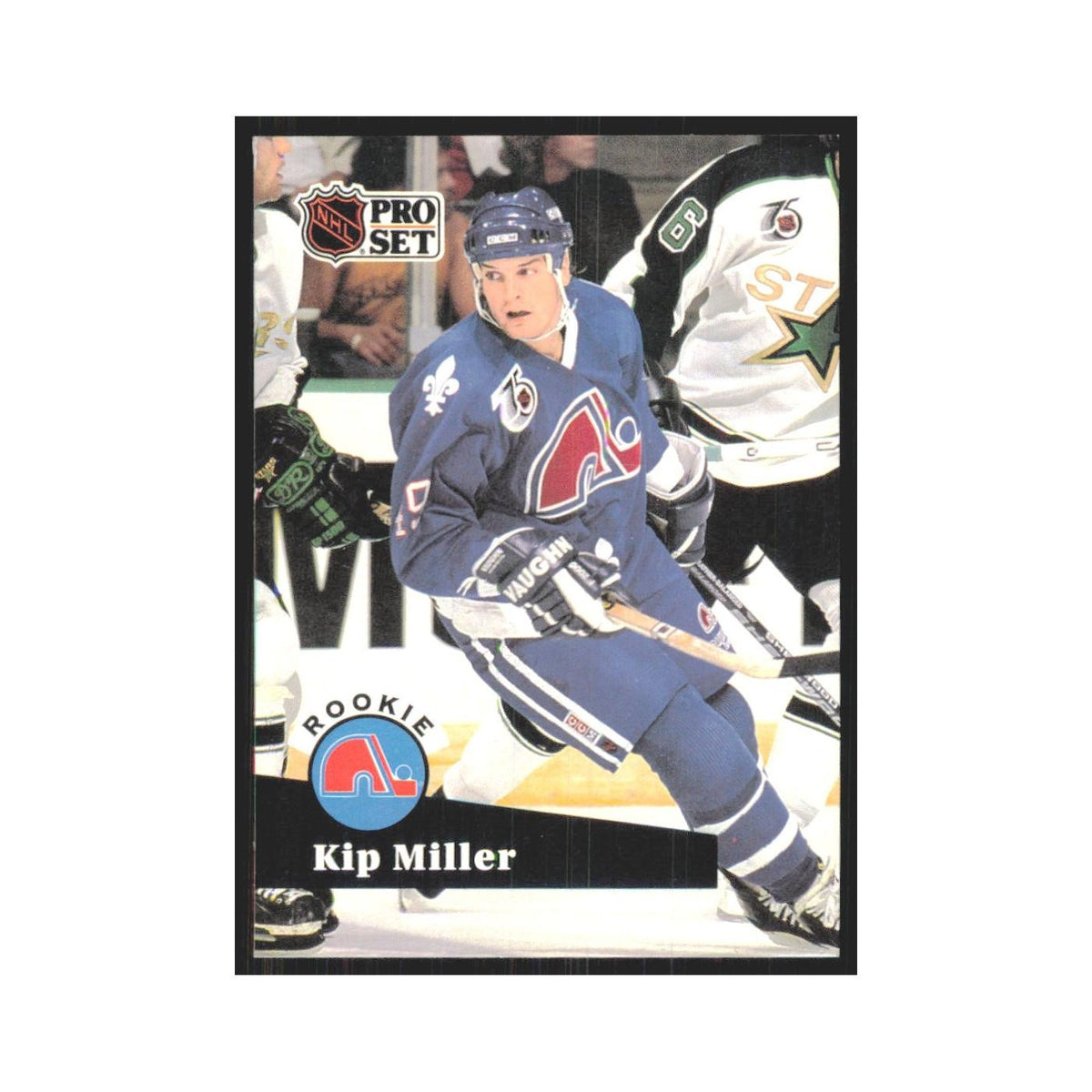 1991 Pro Set Kip Miller RC Quebec Nordiques #555