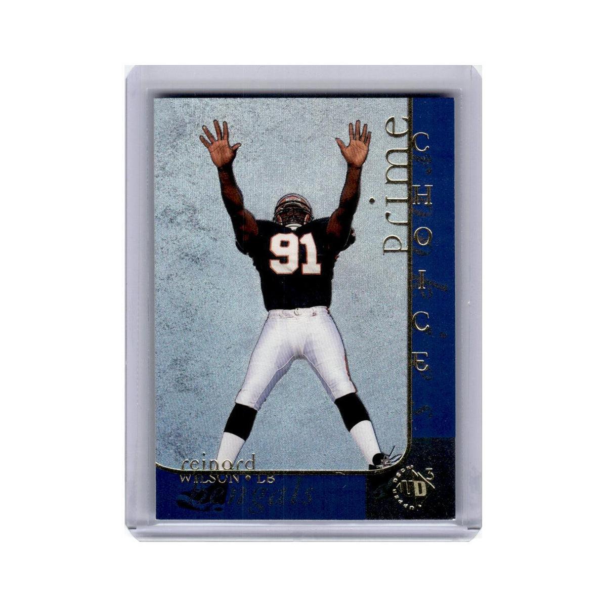 Reinard Wilson 1997 Upper Deck UD3 #24 Cincinnati Bengals Football Card NM