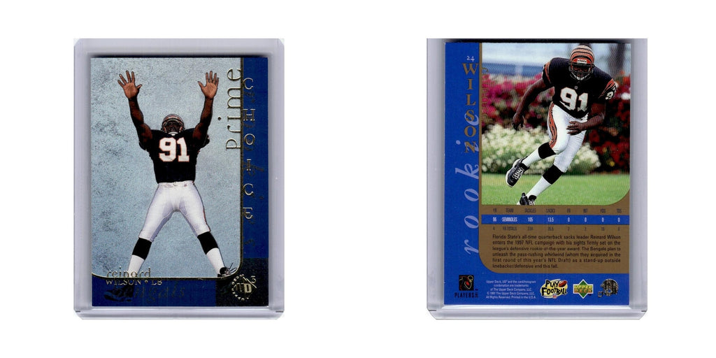 Reinard Wilson 1997 Upper Deck UD3 #24 Cincinnati Bengals Football Card NM