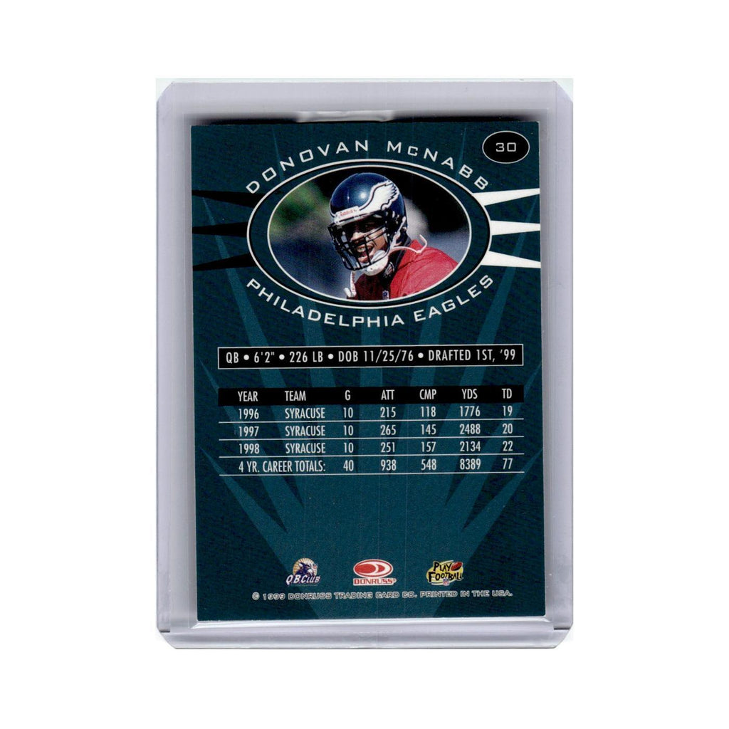 Donovan McNabb 1999 Donruss Preferred QBC #30 Philadelphia Eagles NM