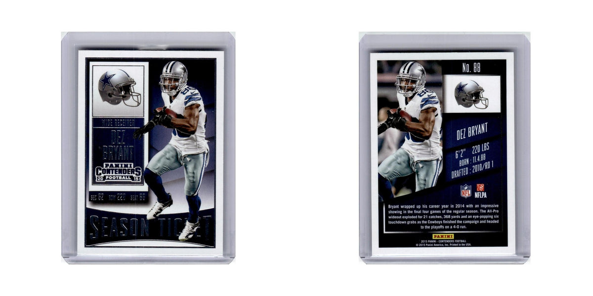 Dez Bryant 2015 Panini Contenders #88 Dallas Cowboys Football Card NM