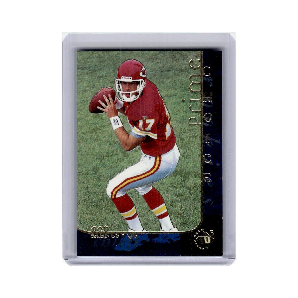 Pat Barnes 1997 Upper Deck UD3 #7 Kansas City Chiefs Football Card NM
