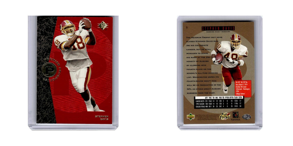 Stephen Davis 1996 SP #20 Washington Redskins Football Card NM