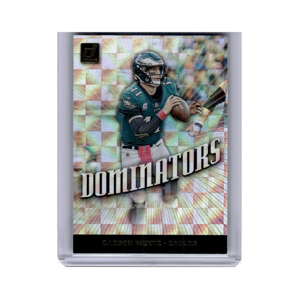 Carson Wentz 2019 Donruss Dominators #DOM-22 Philadelphia Eagles NM